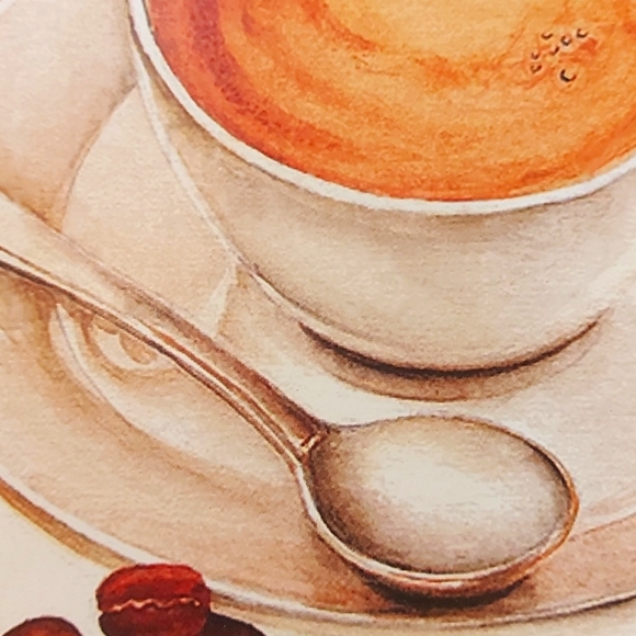 Large Retro 'Cappuccino' Tin Sign - Picture 8 of 10